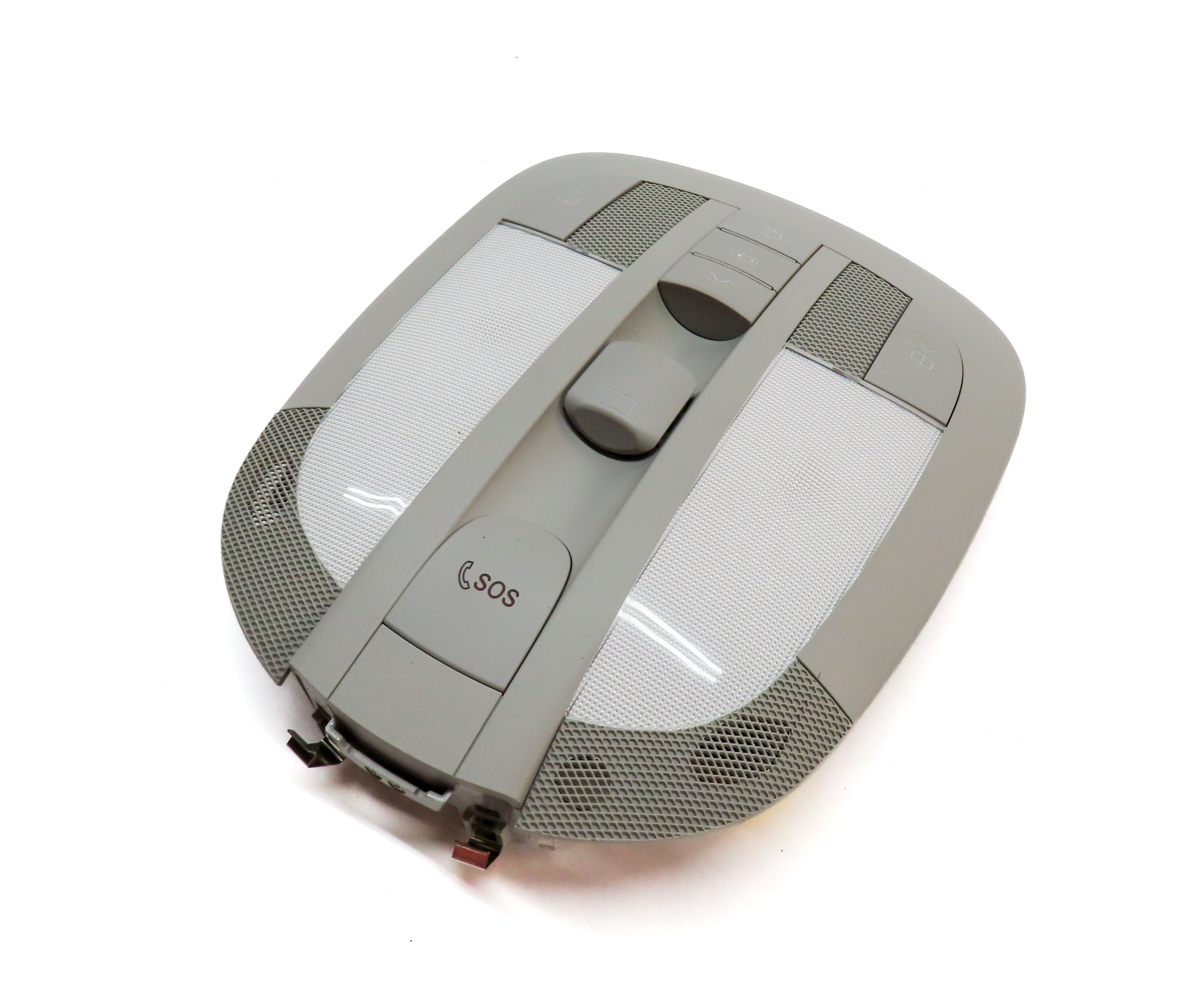 2012 MERCEDES GL350 (X164) FRONT OVERHEAD DOME LIGHT LAMP w/ SWITCHES (Gray) — exact item pictured